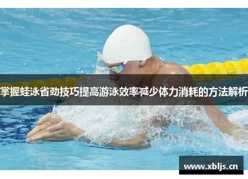 掌握蛙泳省劲技巧提高游泳效率减少体力消耗的方法解析